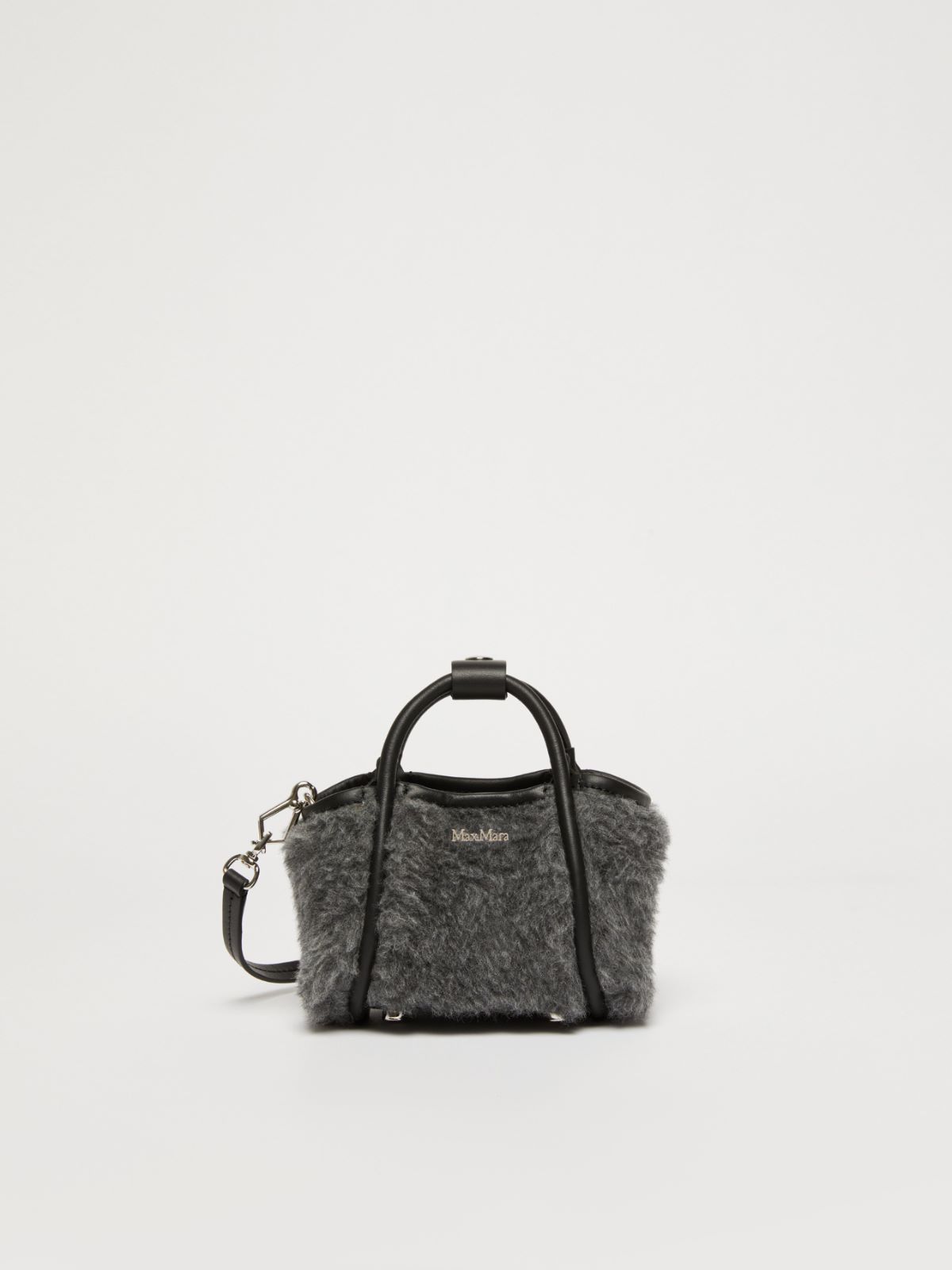 MAXMARA ACCESSORI Mini Marine Bag in wool and alpaca Teddy fabric