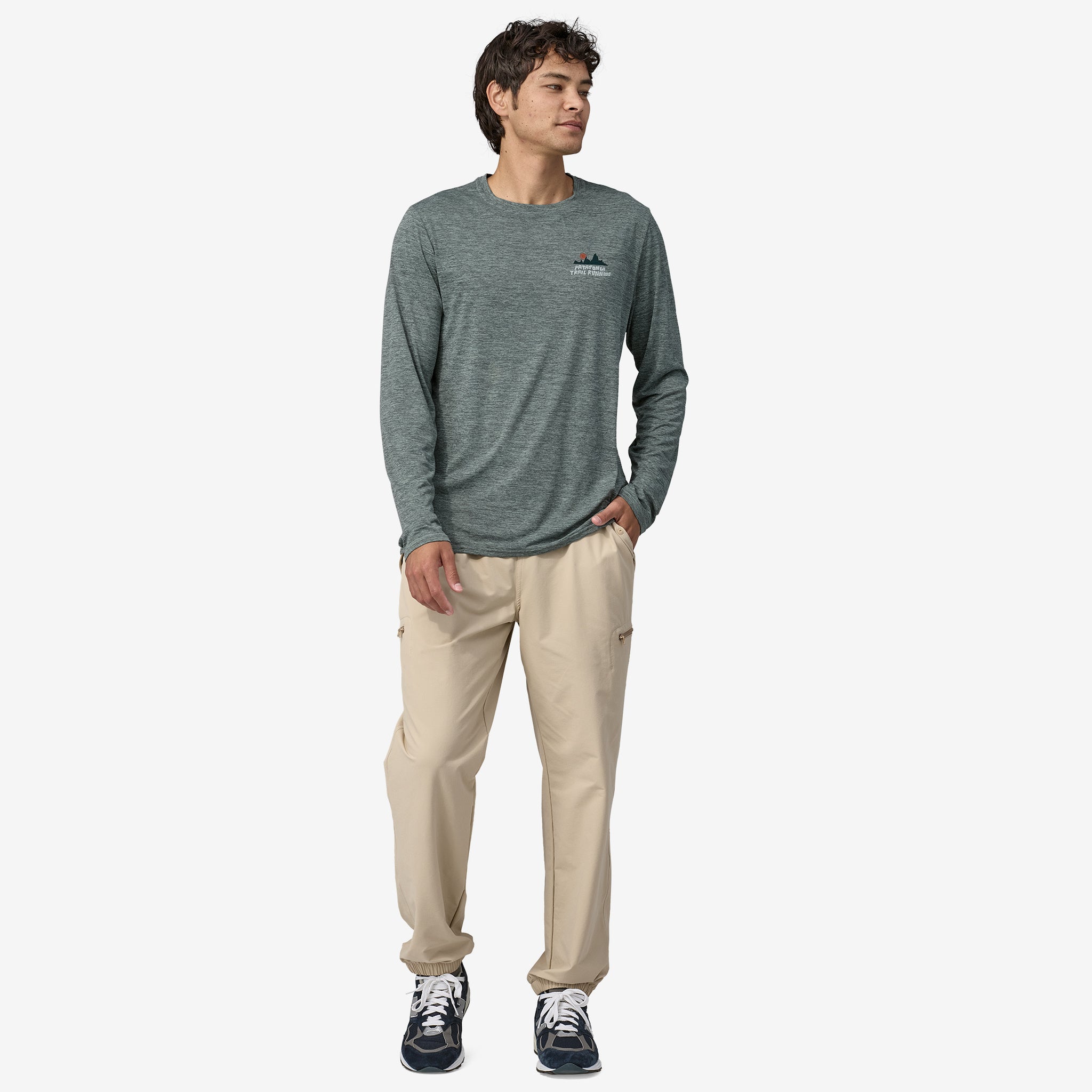 Men's Long-Sleeved Capilene® Cool Daily Graphic Shirt - Lands