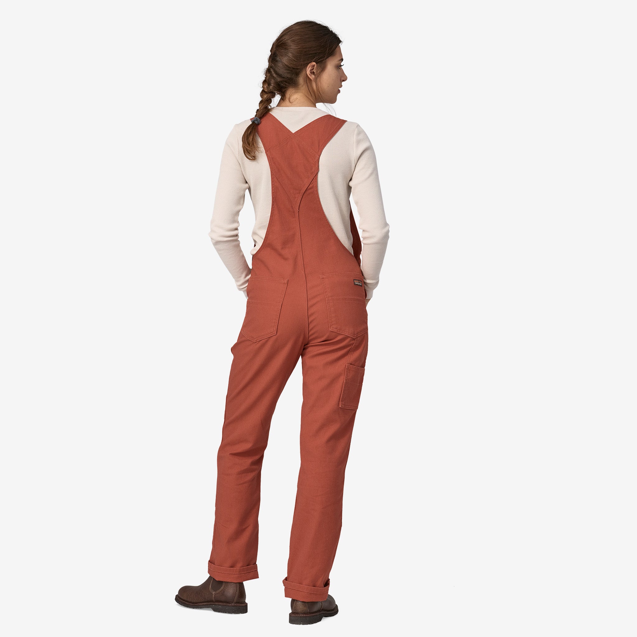 Women's All Seasons Hemp Canvas Bib Overalls - Regular Length