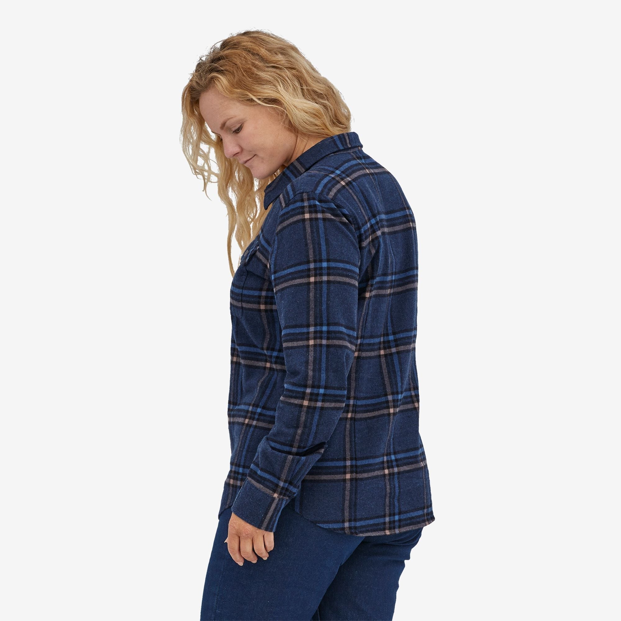 Women's Long-Sleeved Organic Cotton Midweight Fjord Flannel Shirt