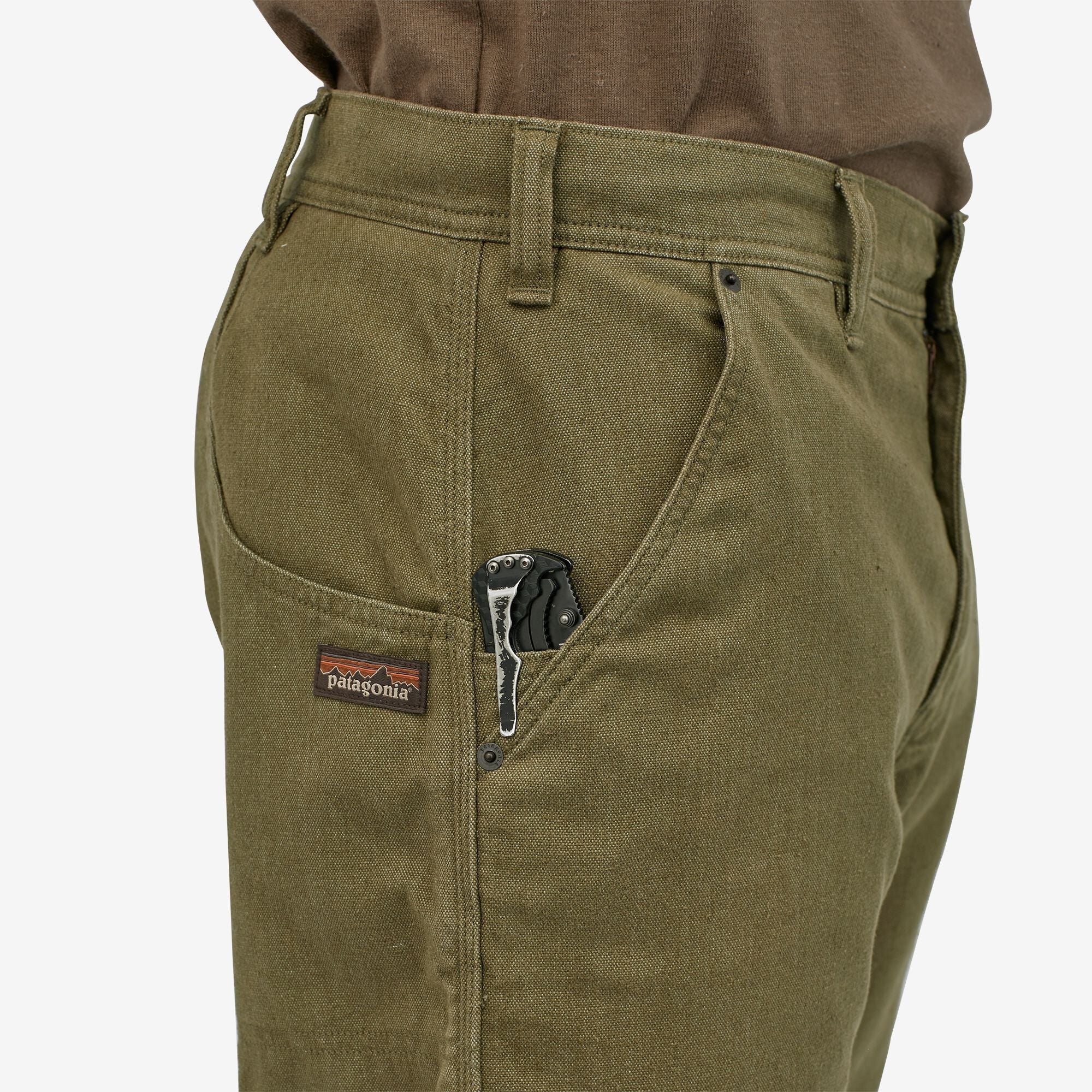 Men's All Seasons Hemp Canvas Double Knee Pants - Regular Length