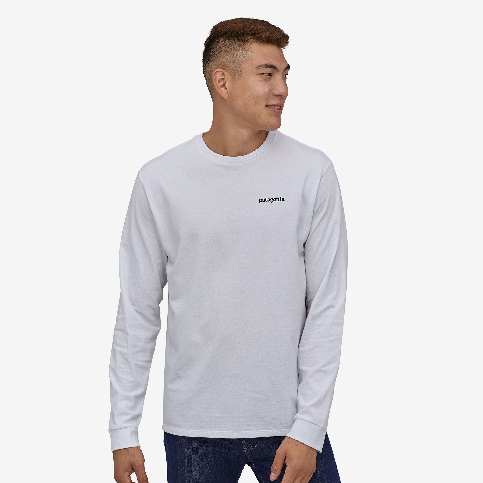 Men's Long-Sleeved Line Logo Ridge Responsibili-Tee®