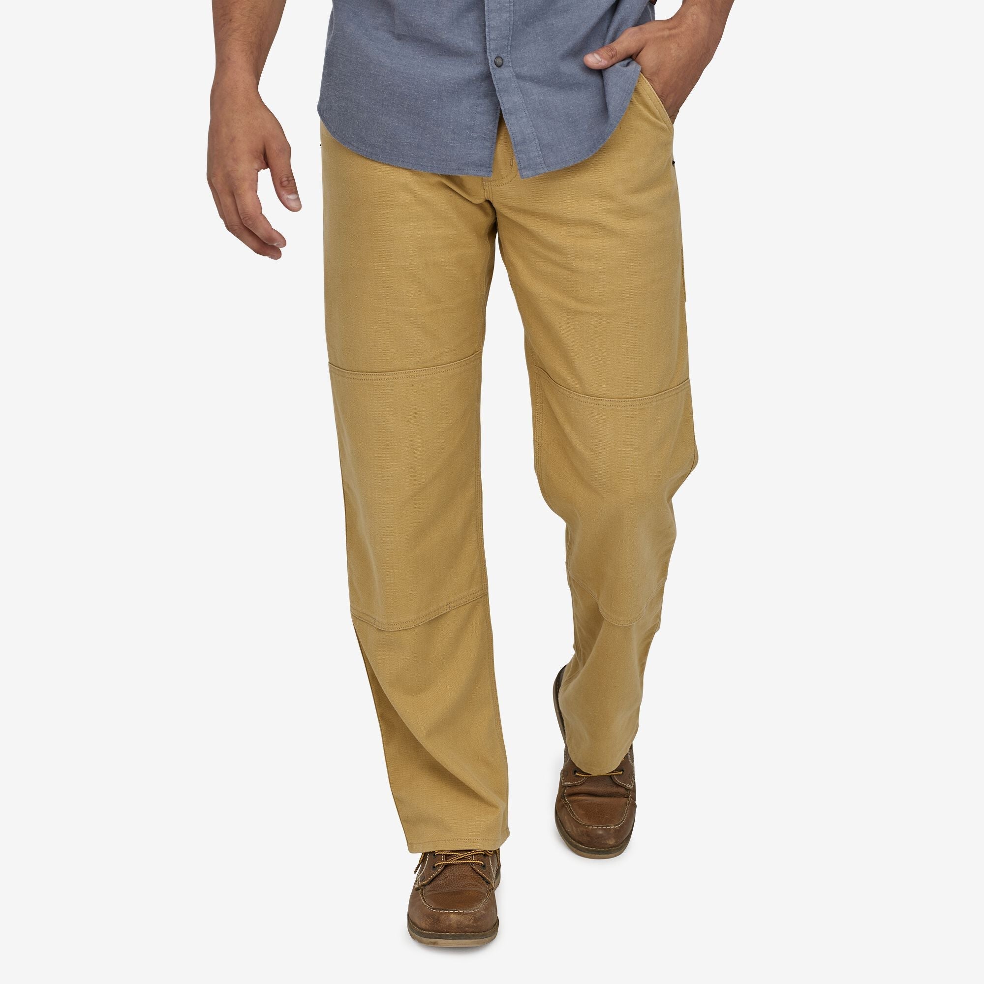 Men's All Seasons Hemp Canvas Double Knee Pants - Regular Length