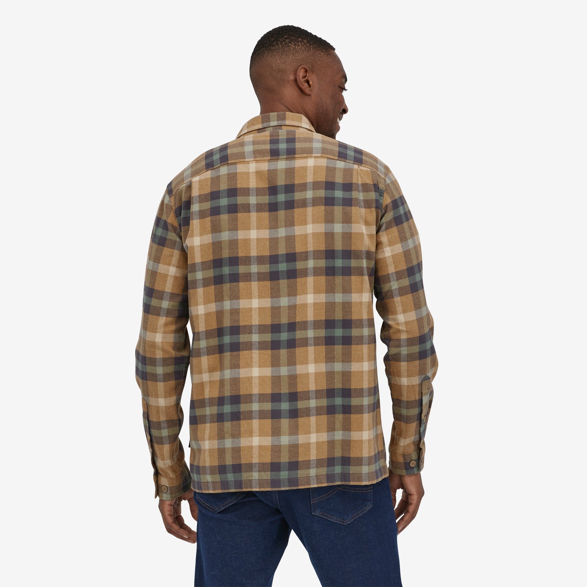 Men's Long-Sleeved Organic Cotton Midweight Fjord Flannel Shirt