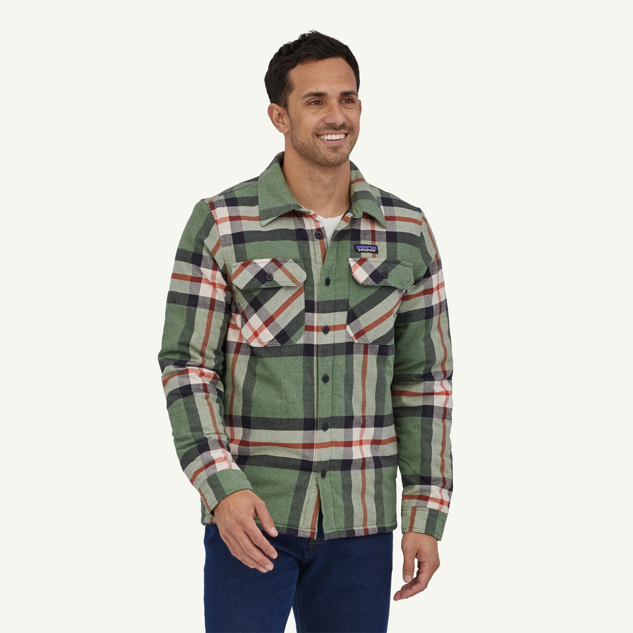 Men's Insulated Organic Cotton Midweight Fjord Flannel Shirt