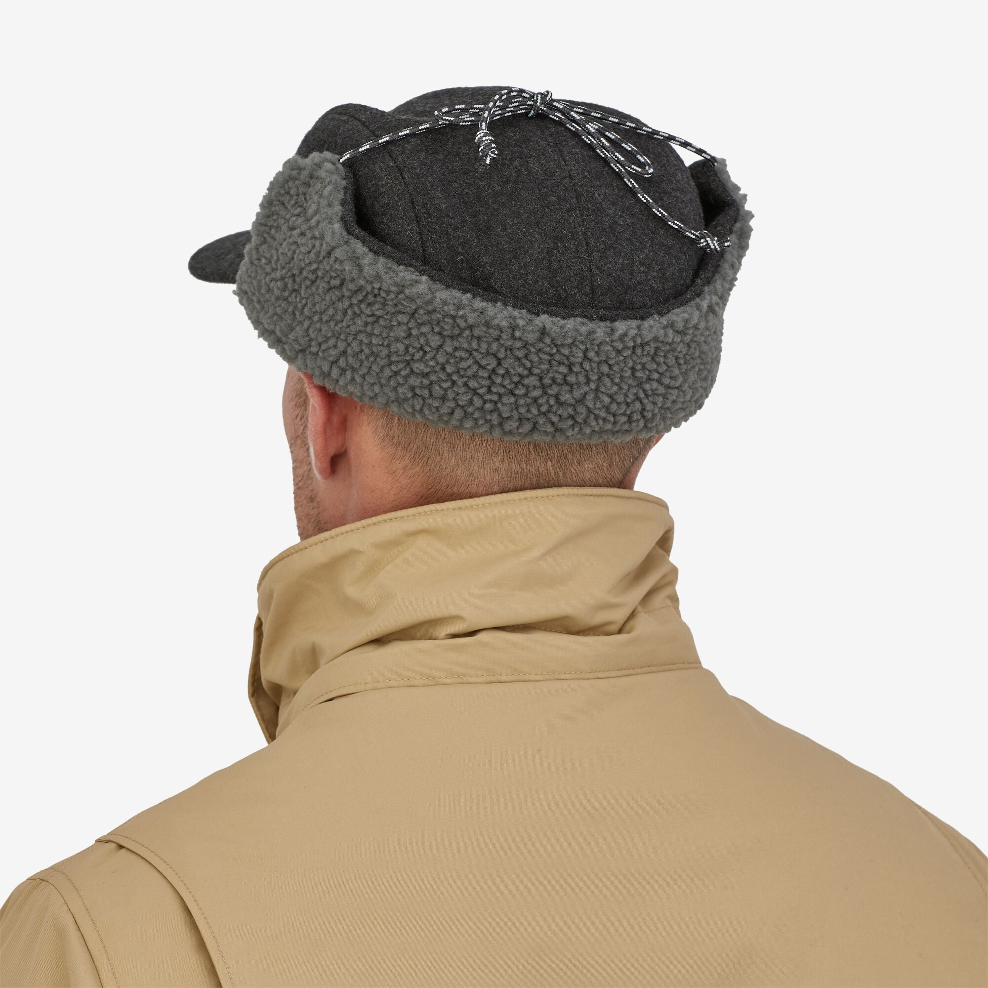 Recycled Wool Ear Flap Cap