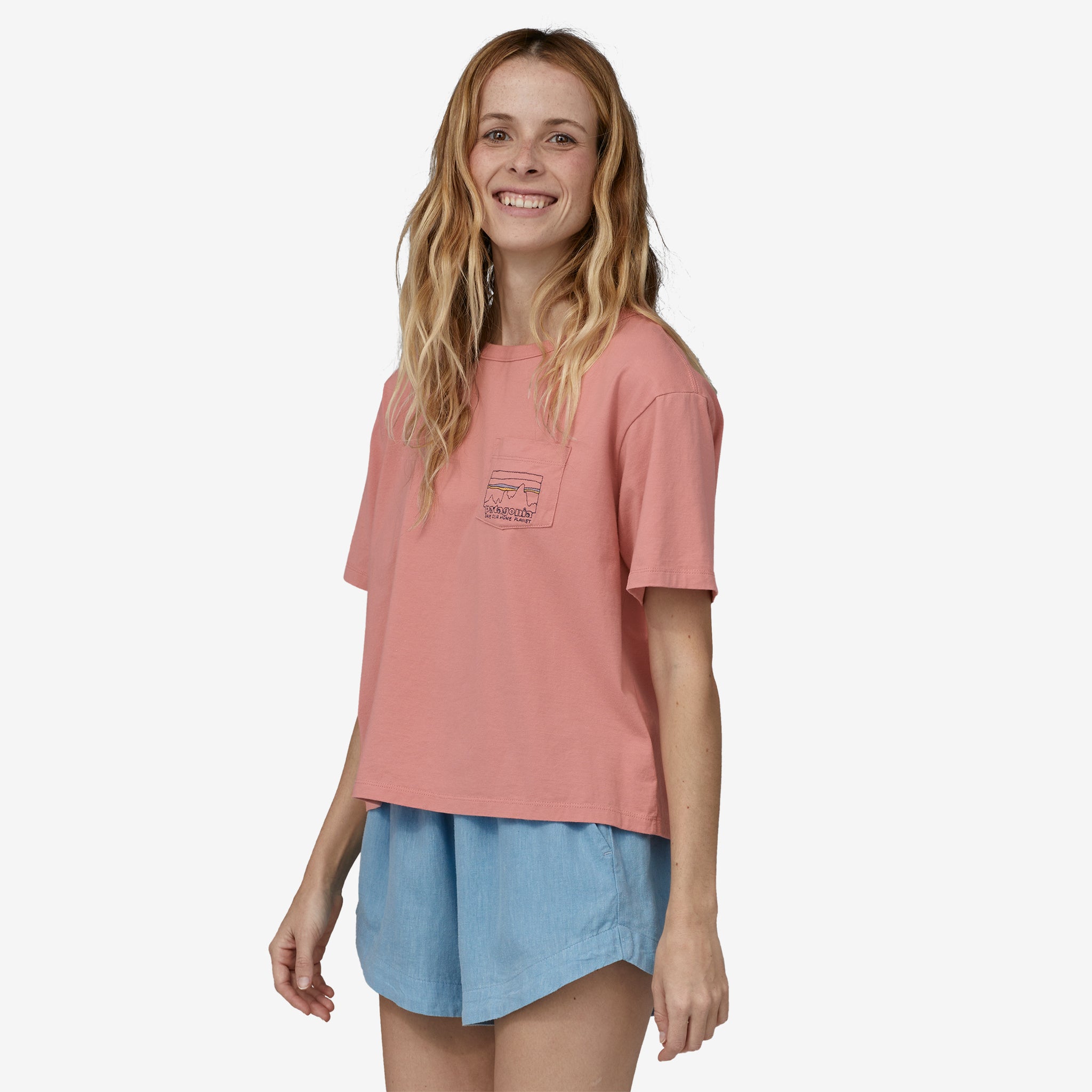 Women's '73 Skyline Organic Easy Cut Pocket Tee