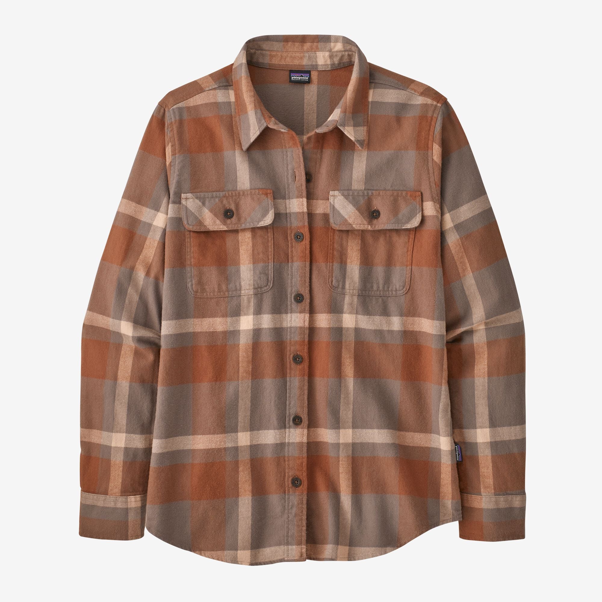 Women's Long-Sleeved Organic Cotton Midweight Fjord Flannel Shirt