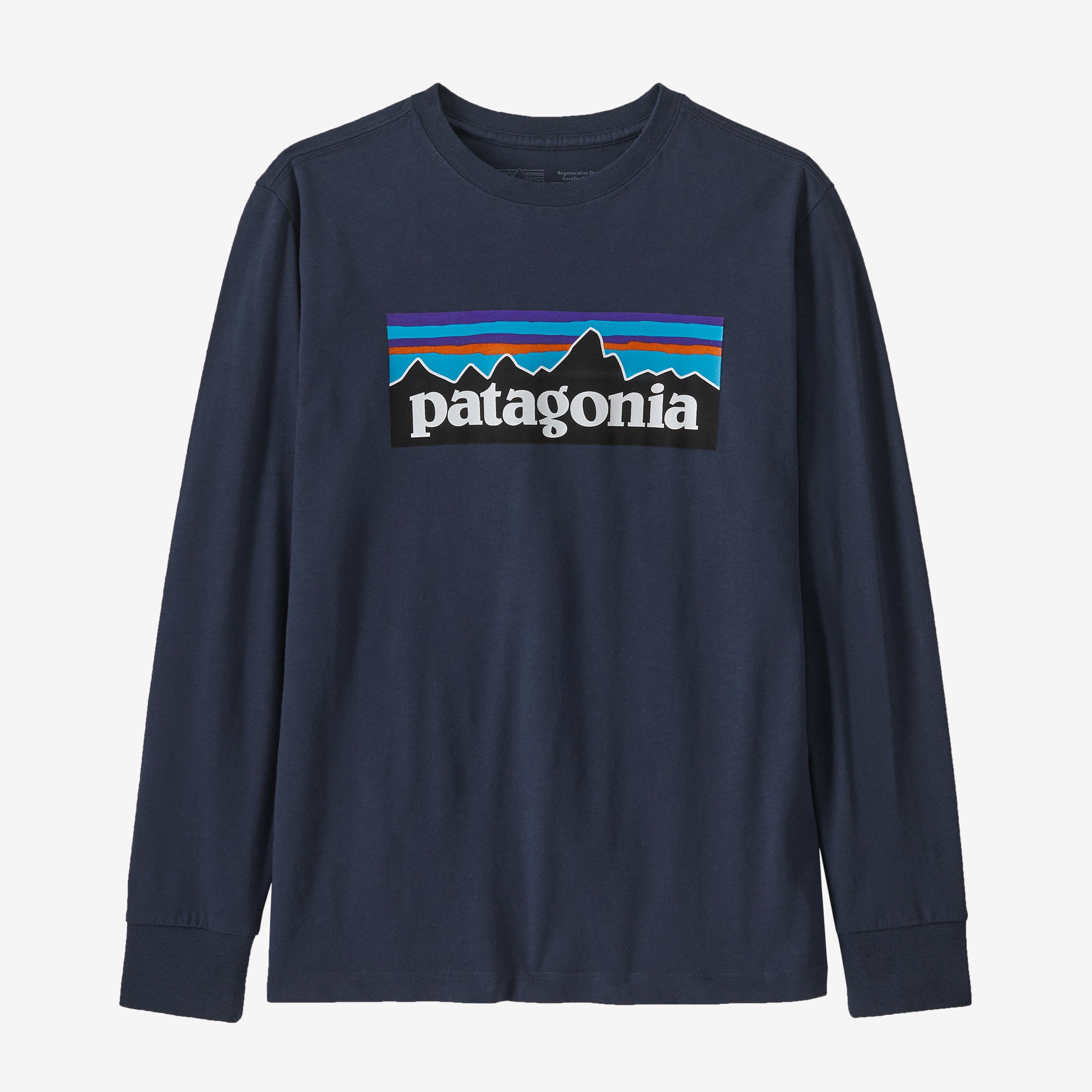 Kids' Long-Sleeved Regenerative Organic Certified™ Cotton P-6 T-Shirt