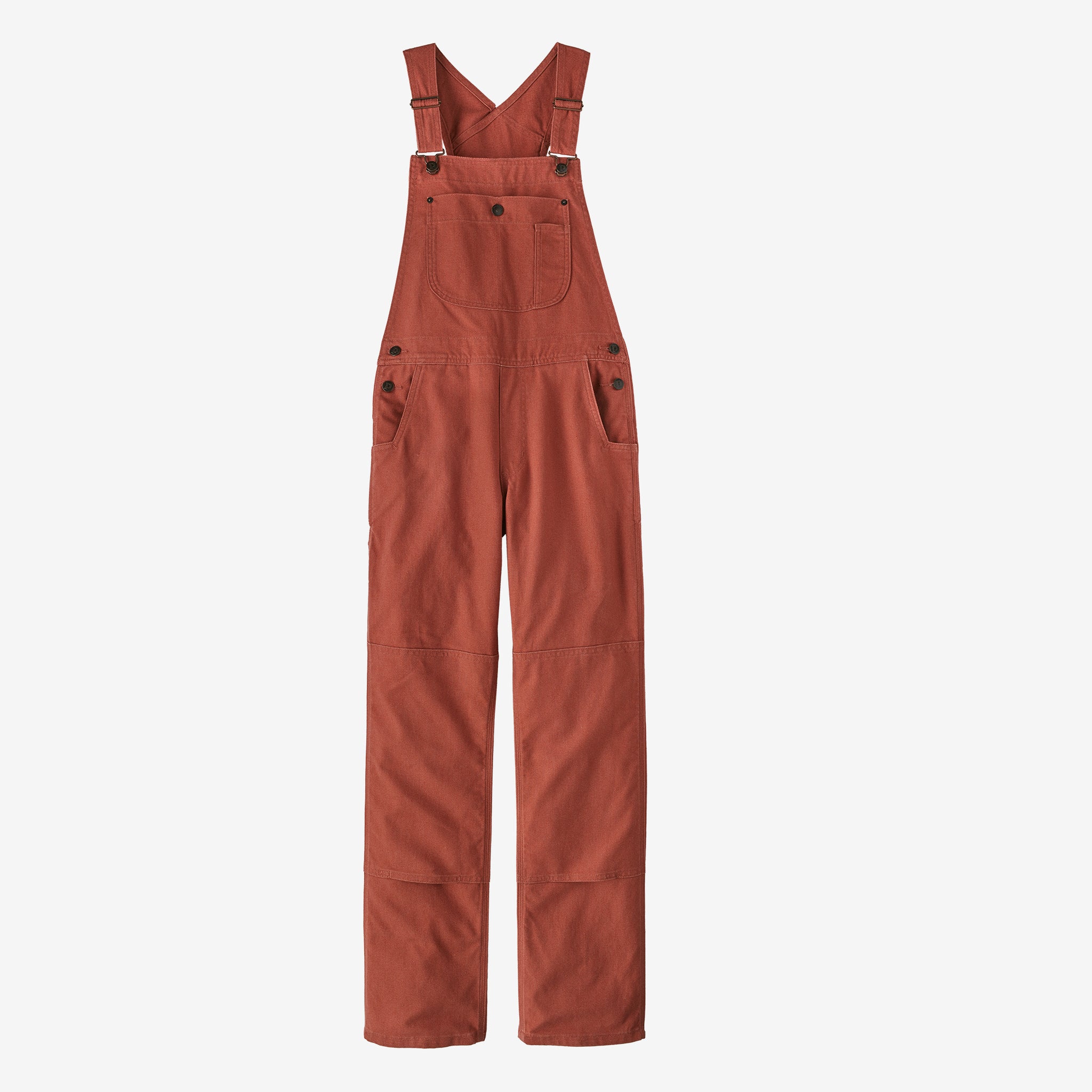 Women's All Seasons Hemp Canvas Bib Overalls - Regular Length