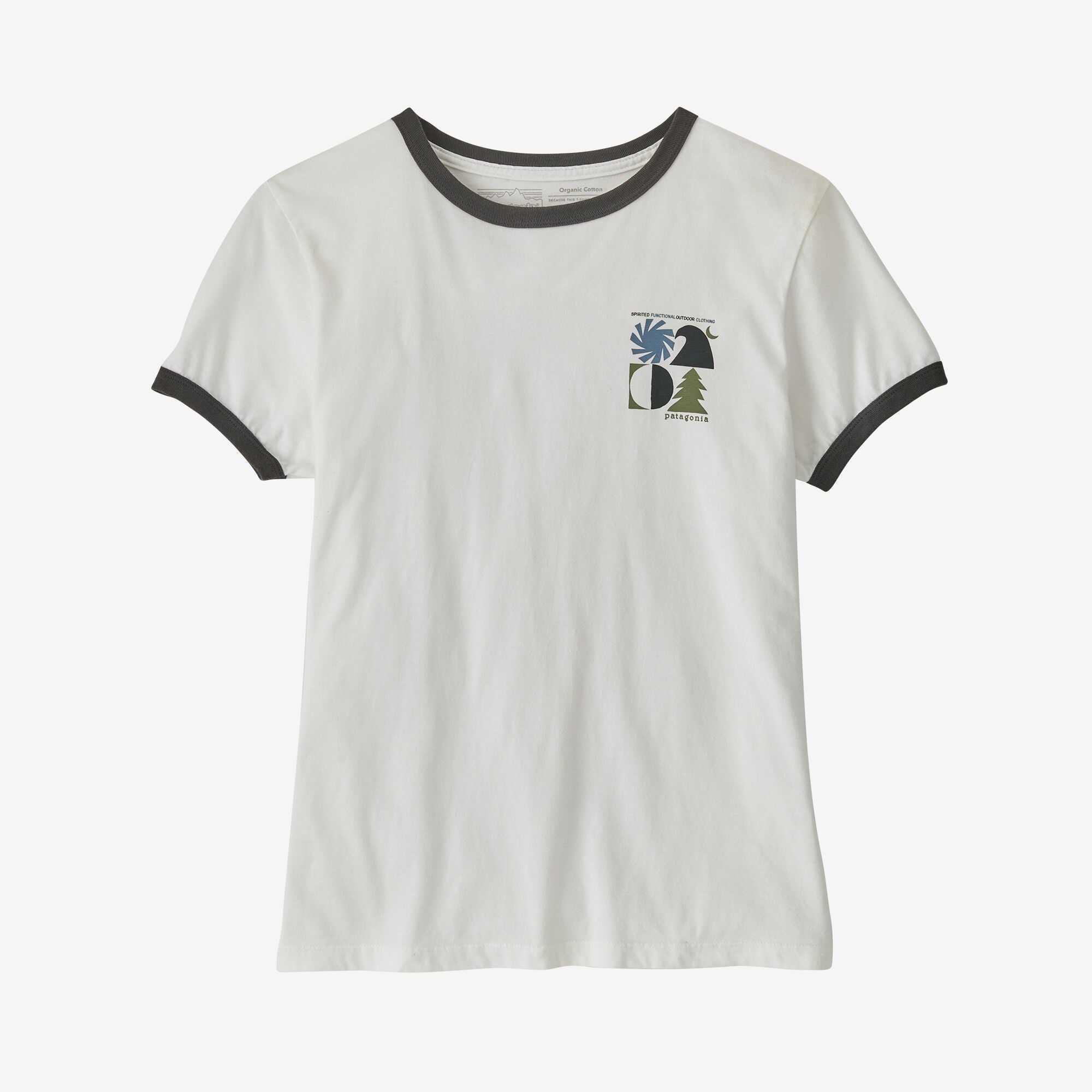 Women's Spirited Seasons Organic Ringer Tee
