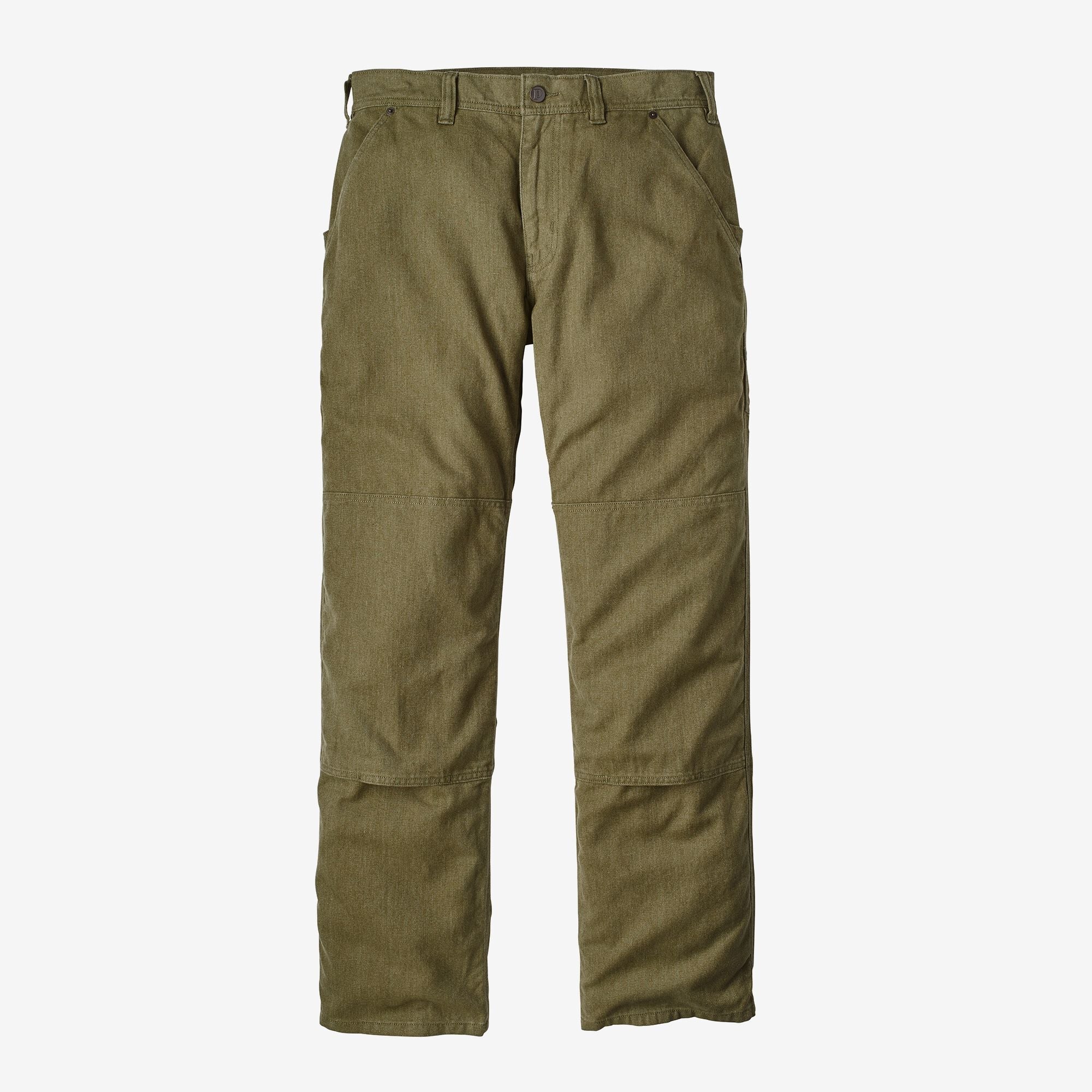 Men's All Seasons Hemp Canvas Double Knee Pants - Regular Length