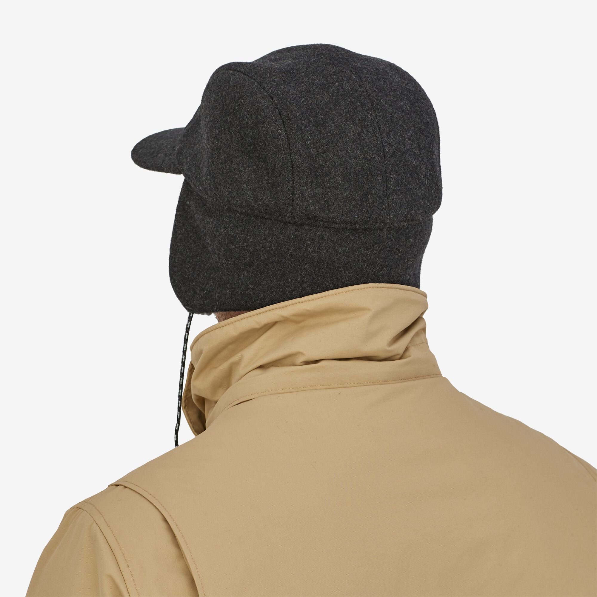 Recycled Wool Ear Flap Cap