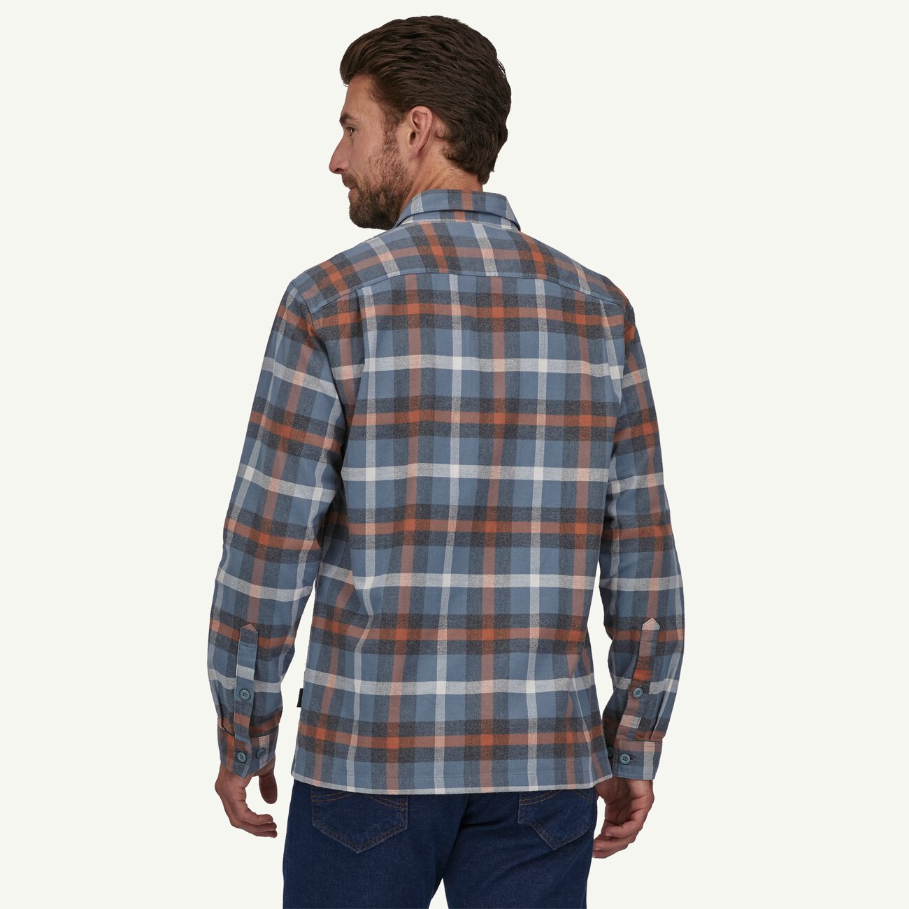 Men's Long-Sleeved Organic Cotton Midweight Fjord Flannel Shirt