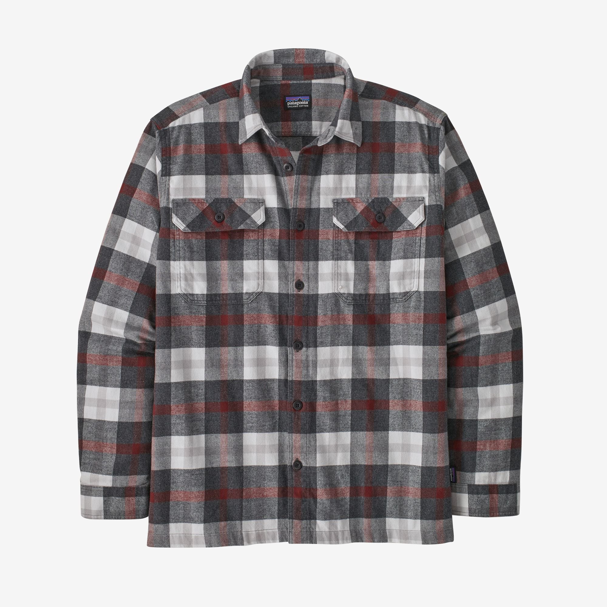 Men's Long-Sleeved Organic Cotton Midweight Fjord Flannel Shirt