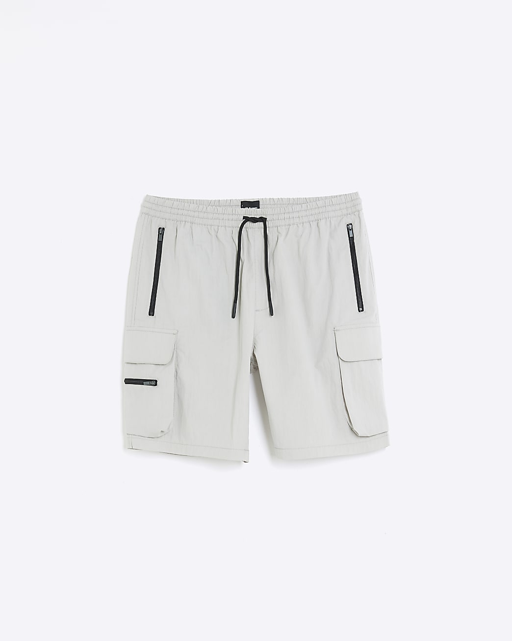 Stone regular fit cargo shorts
