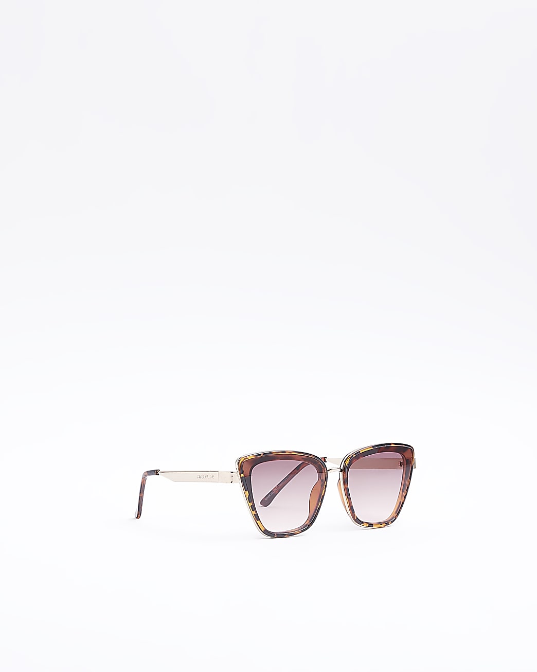 Brown cat eye sunglasses