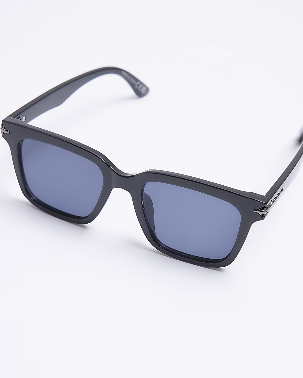 Black square frame sunglasses