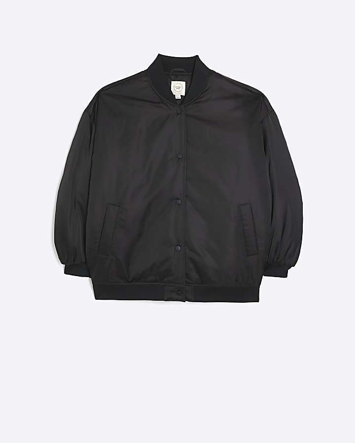 Black bomber jacket