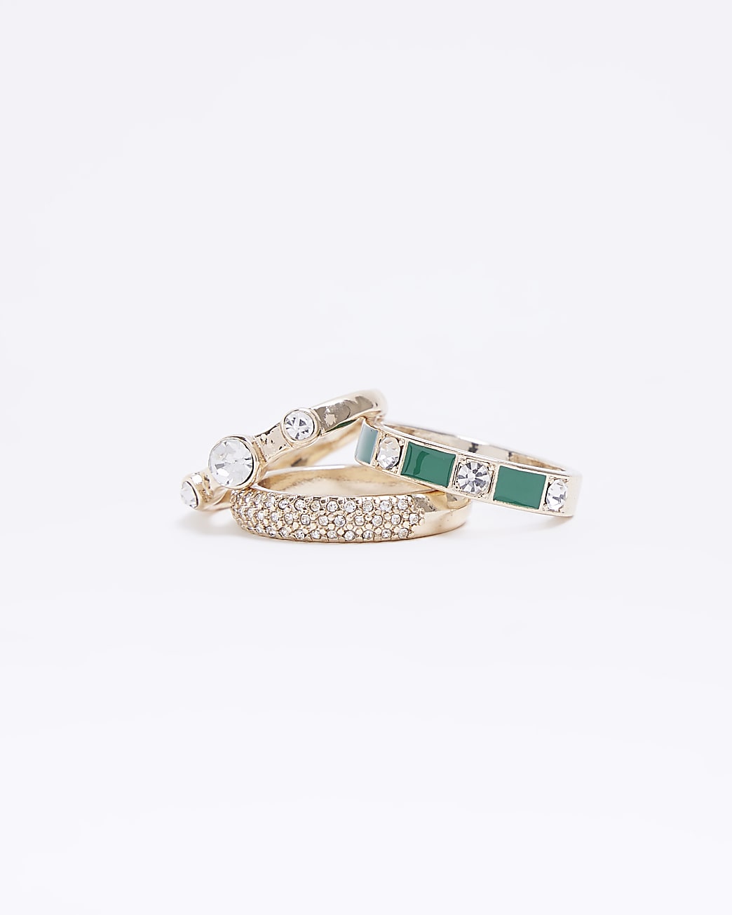 Gold Multipack Chunky Rings