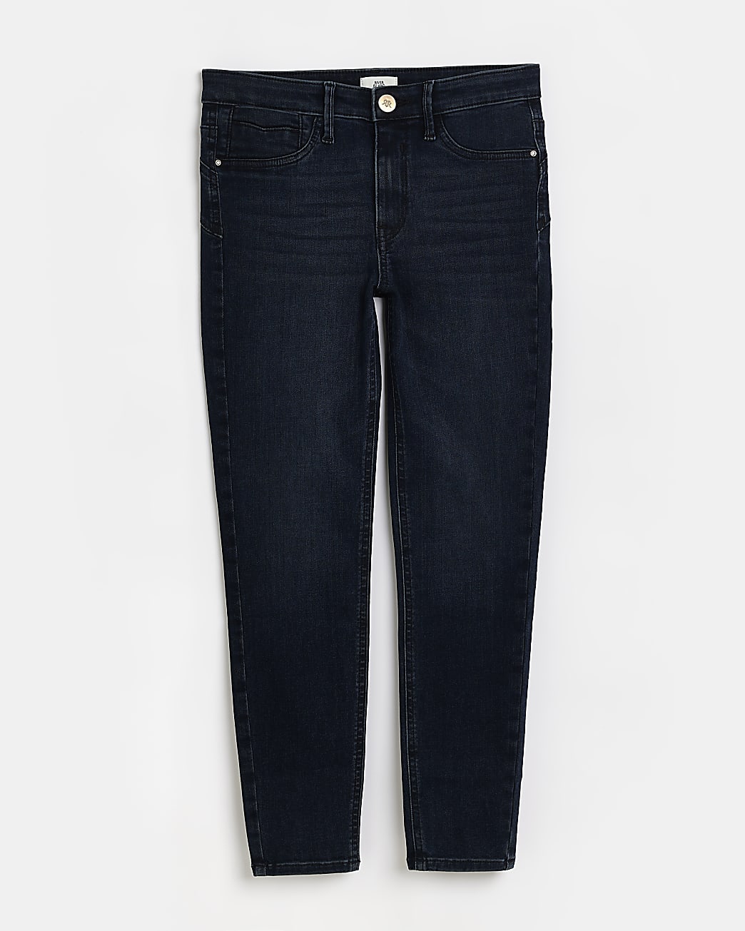 Petite blue Molly mid rise skinny jeans