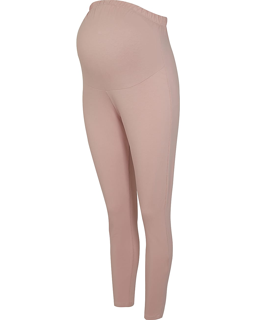 Pink maternity leggings