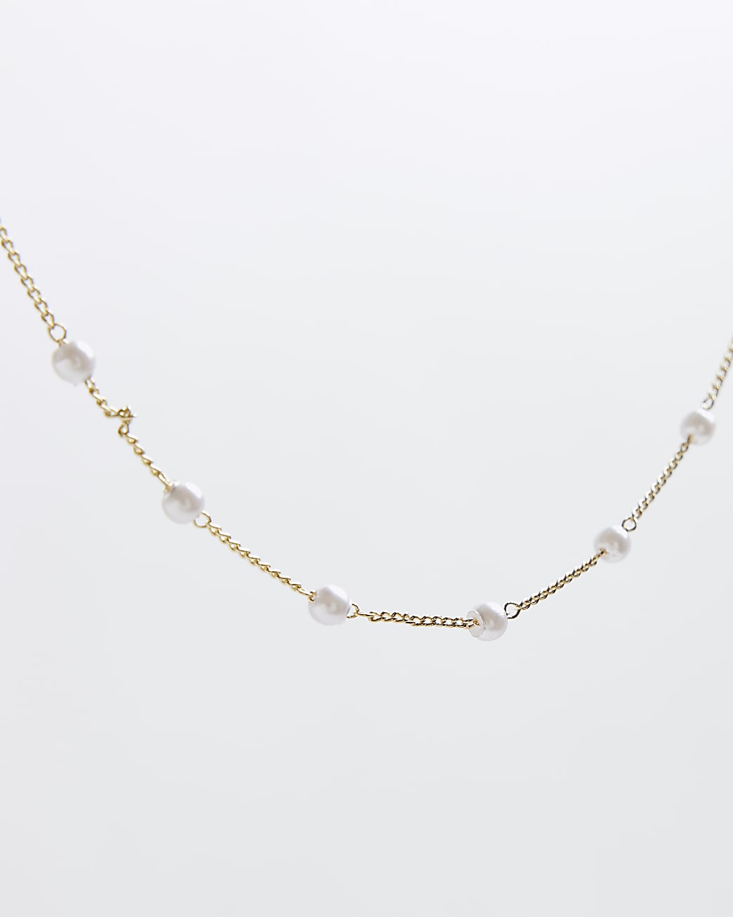 Gold and pearl belly chain