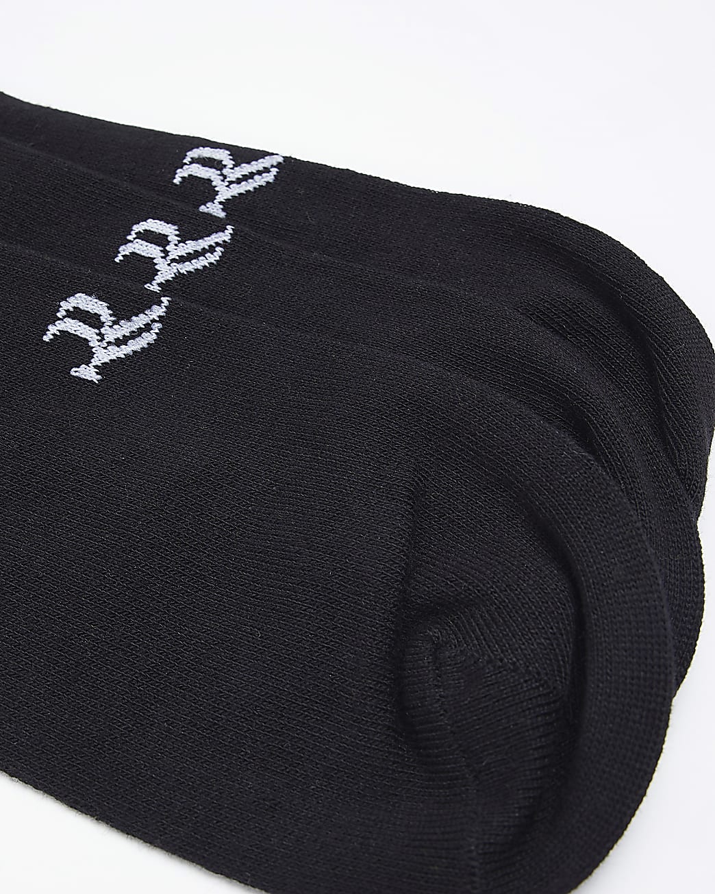 Black multipack of 5 RI trainer socks