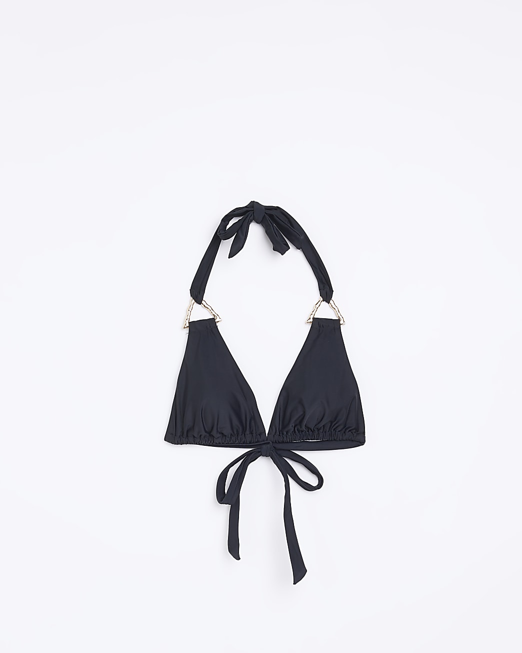 Black Triangle Bikini Top