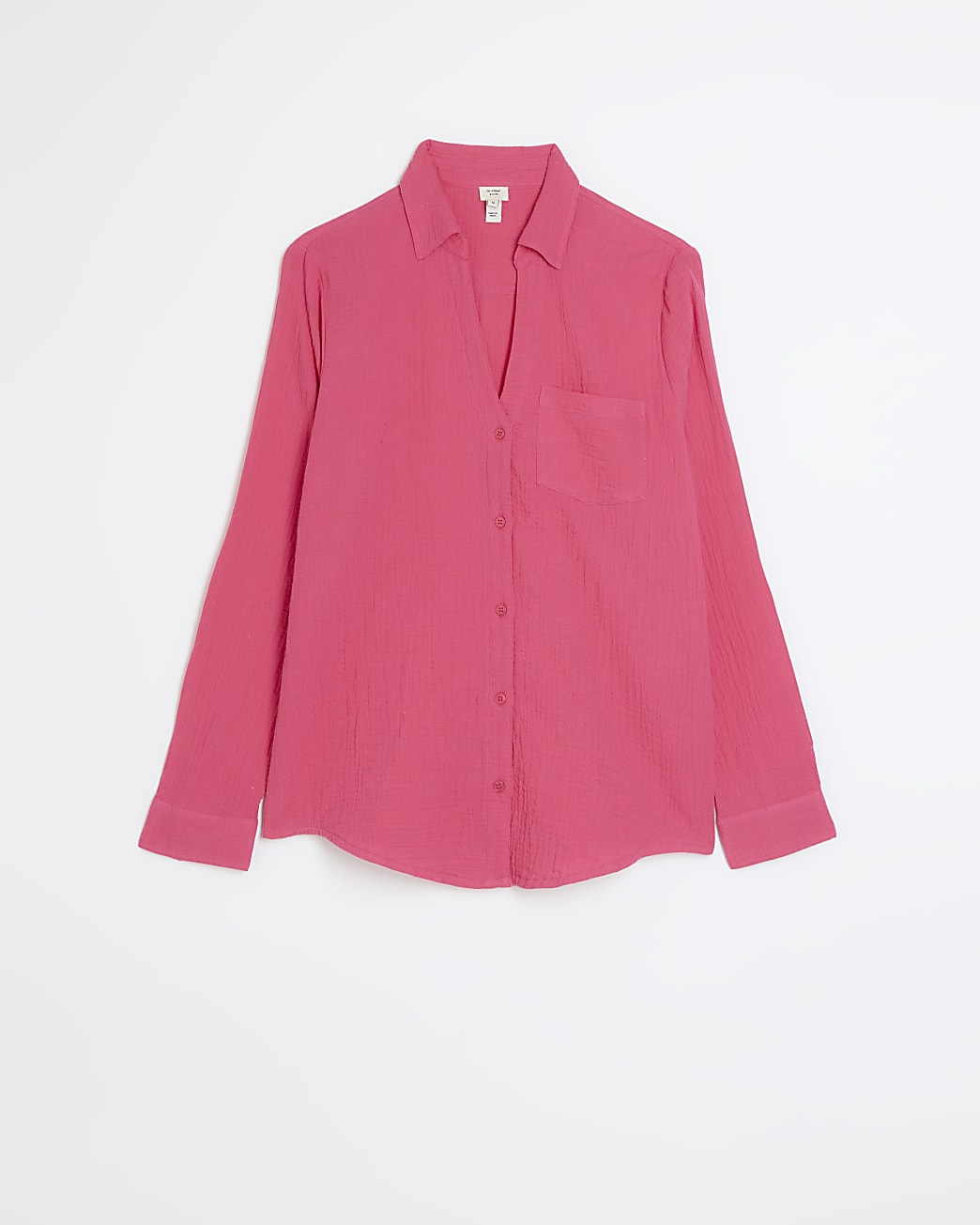 Pink textured shirt