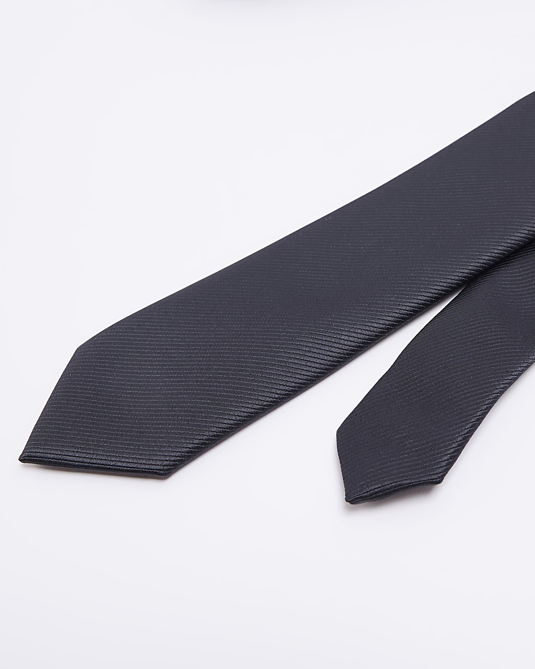 Black twill tie