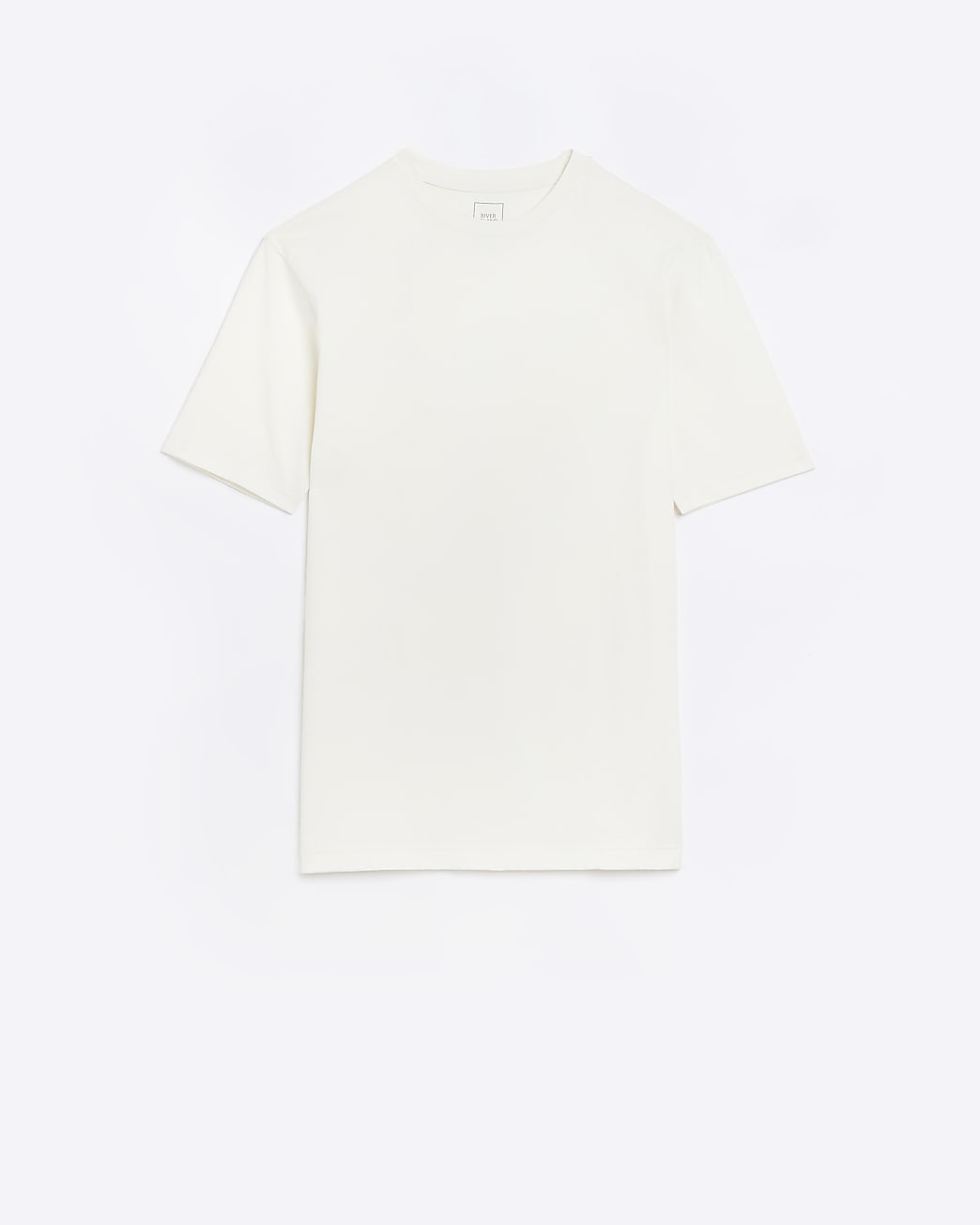 Ecru muscle fit t-shirt