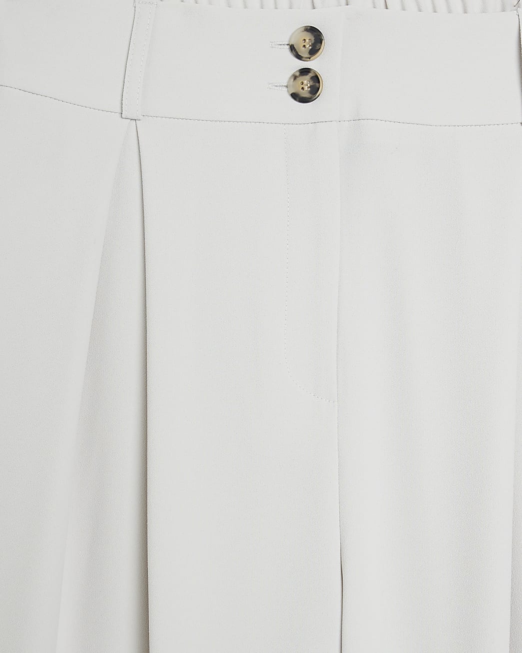 Grey wide leg trousers