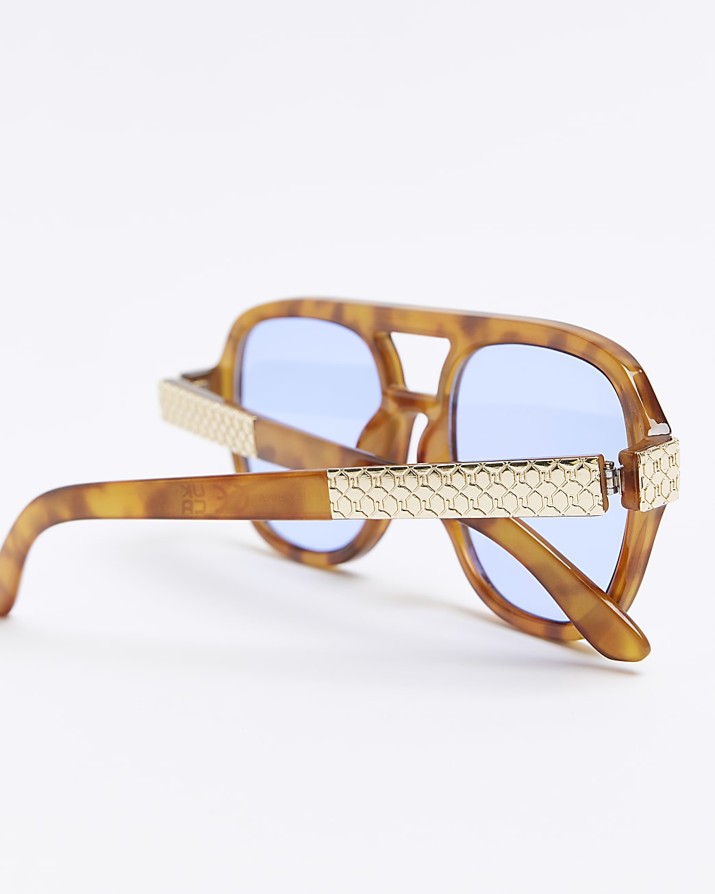 Brown aviator sunglasses