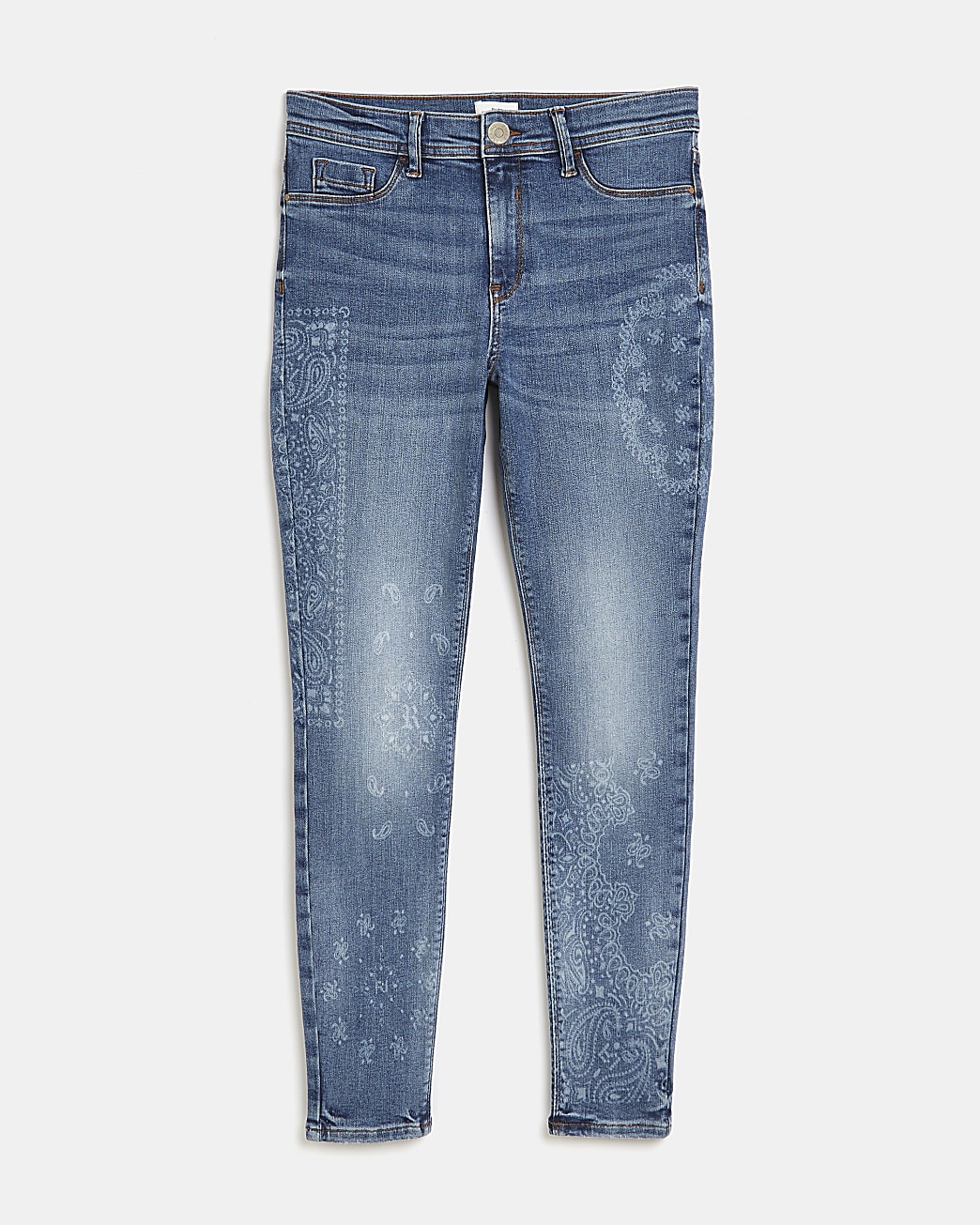 Blue molly mid rise skinny jeans