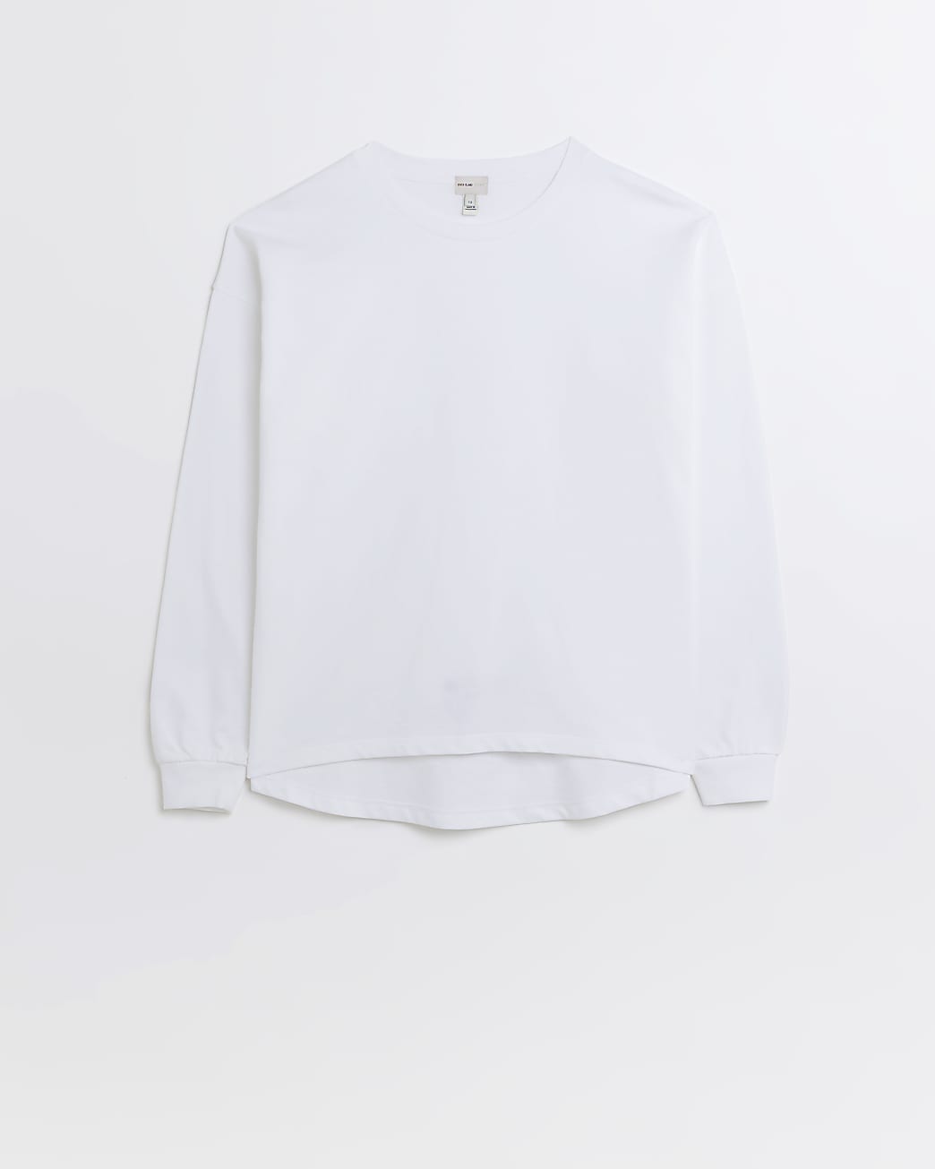 White long sleeve top
