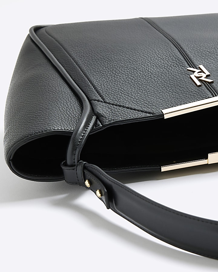 Black shopper bag
