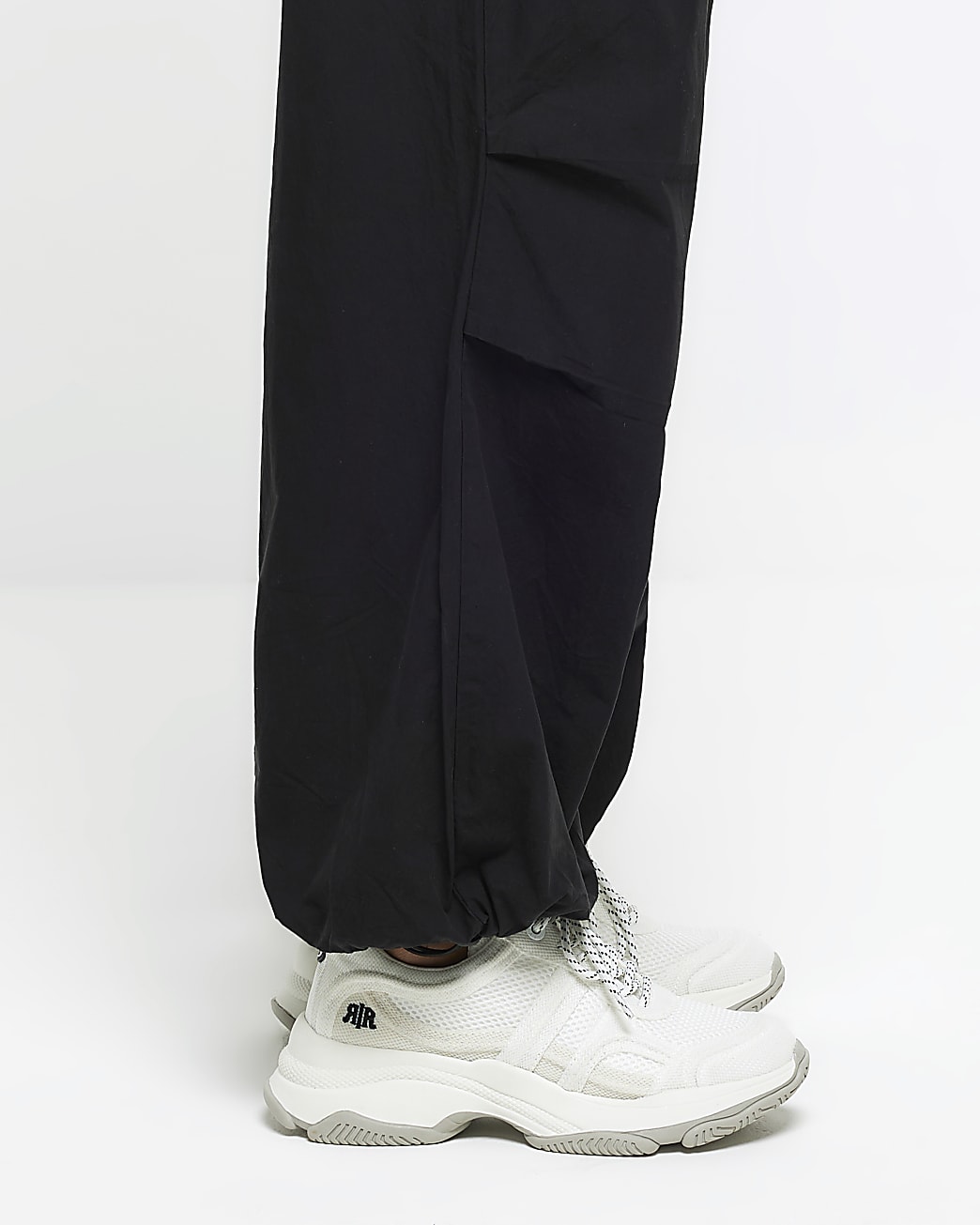 White chunky trainers