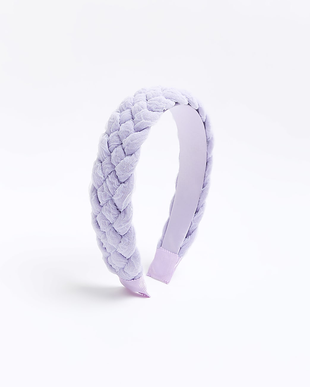 Purple quilted headband