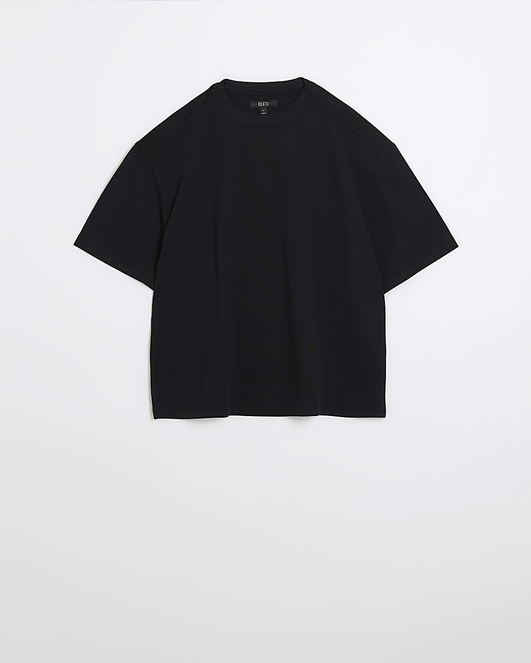 Black boxy fit RI studio t-shirt