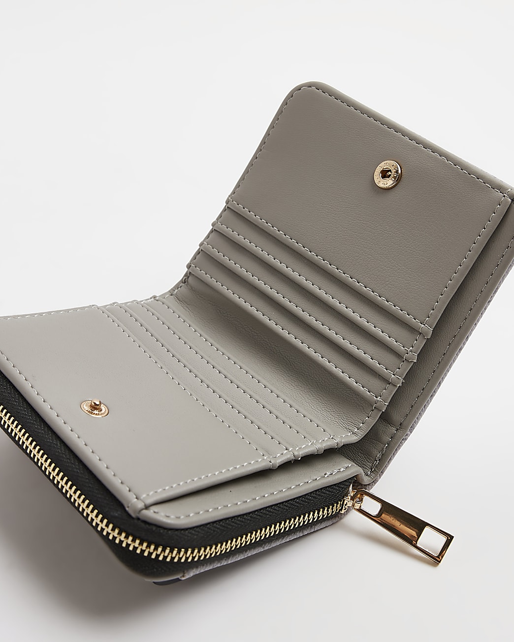 Grey RI monogram purse