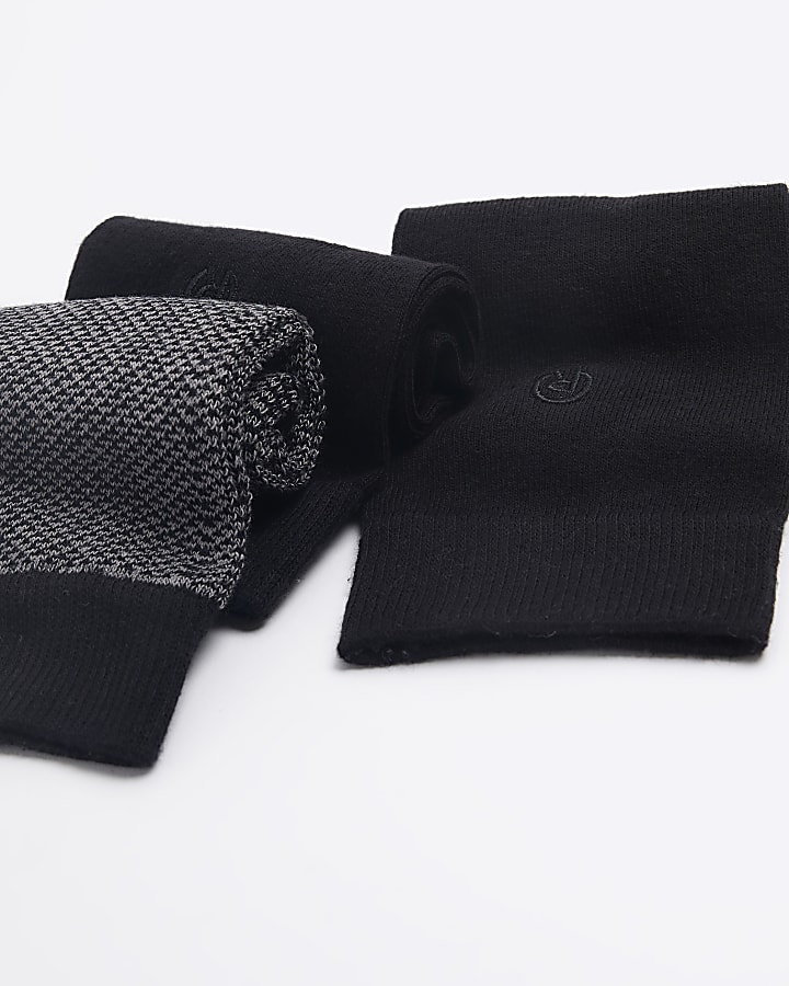 Black ankle socks multipack