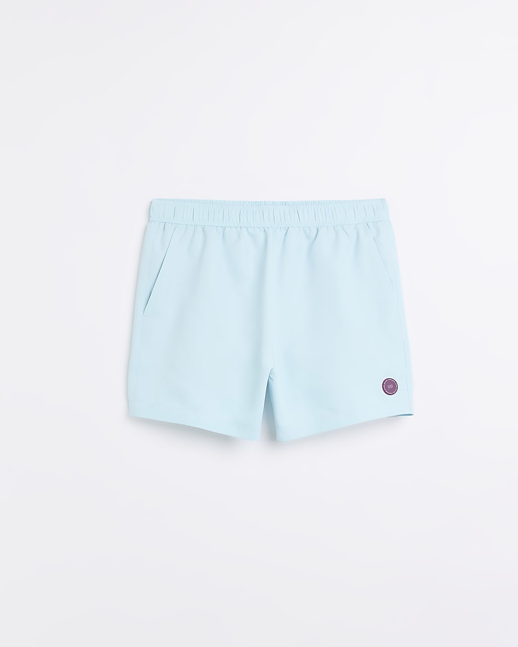 Blue regular fit swim shorts