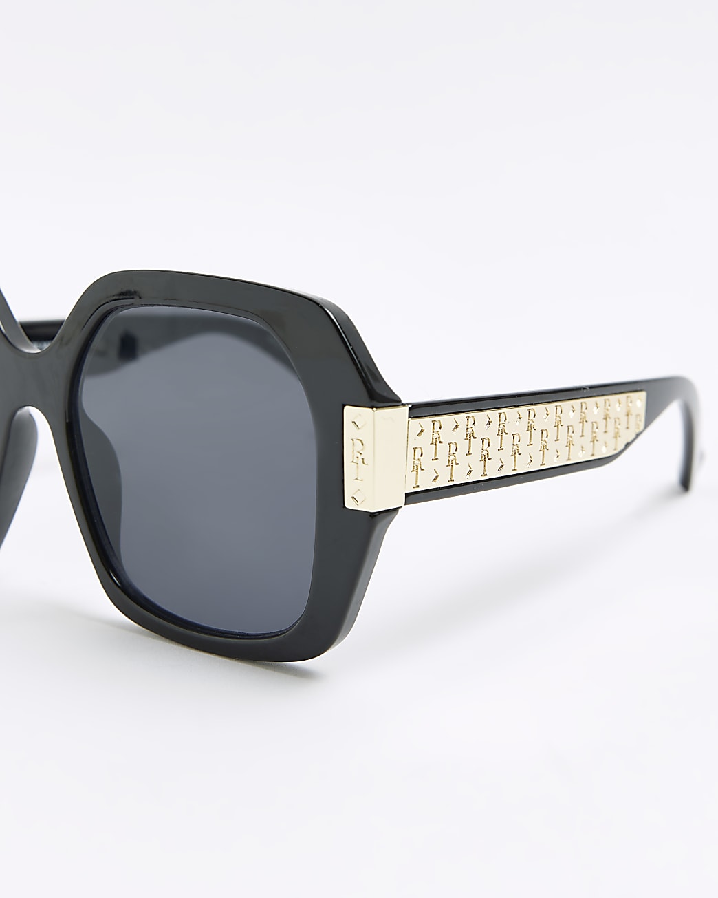 Black Chunky Oversized Sunglasses
