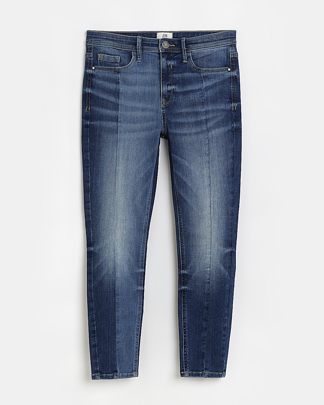 Petite blue Molly mid rise skinny jeans