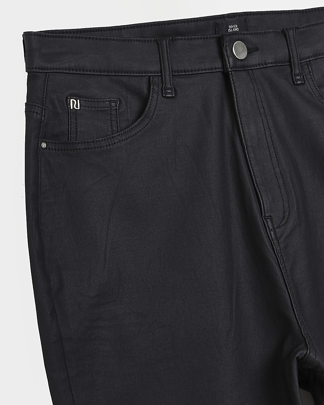 Plus black high waisted skinny jeans
