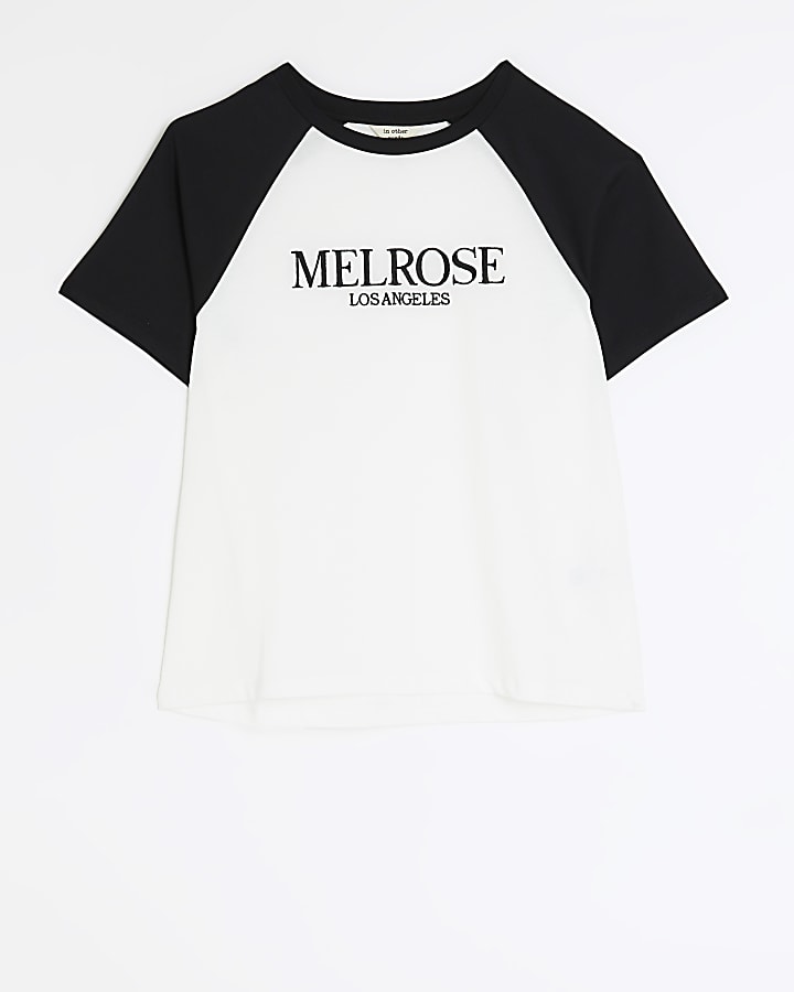 White graphic t-shirt