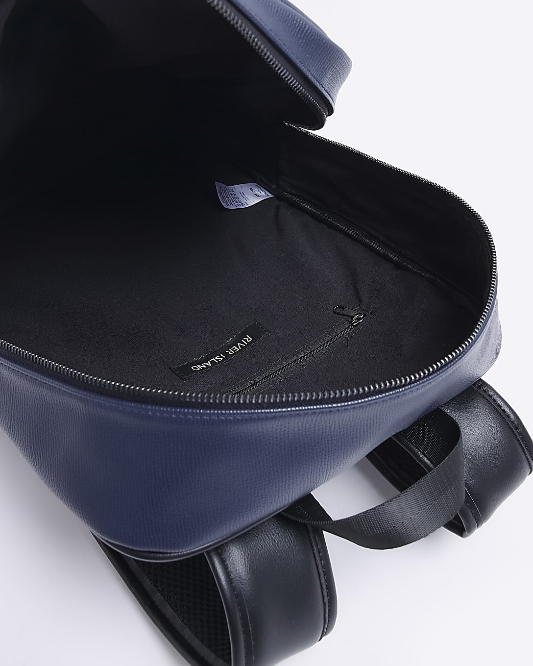 Navy pebbled rucksack
