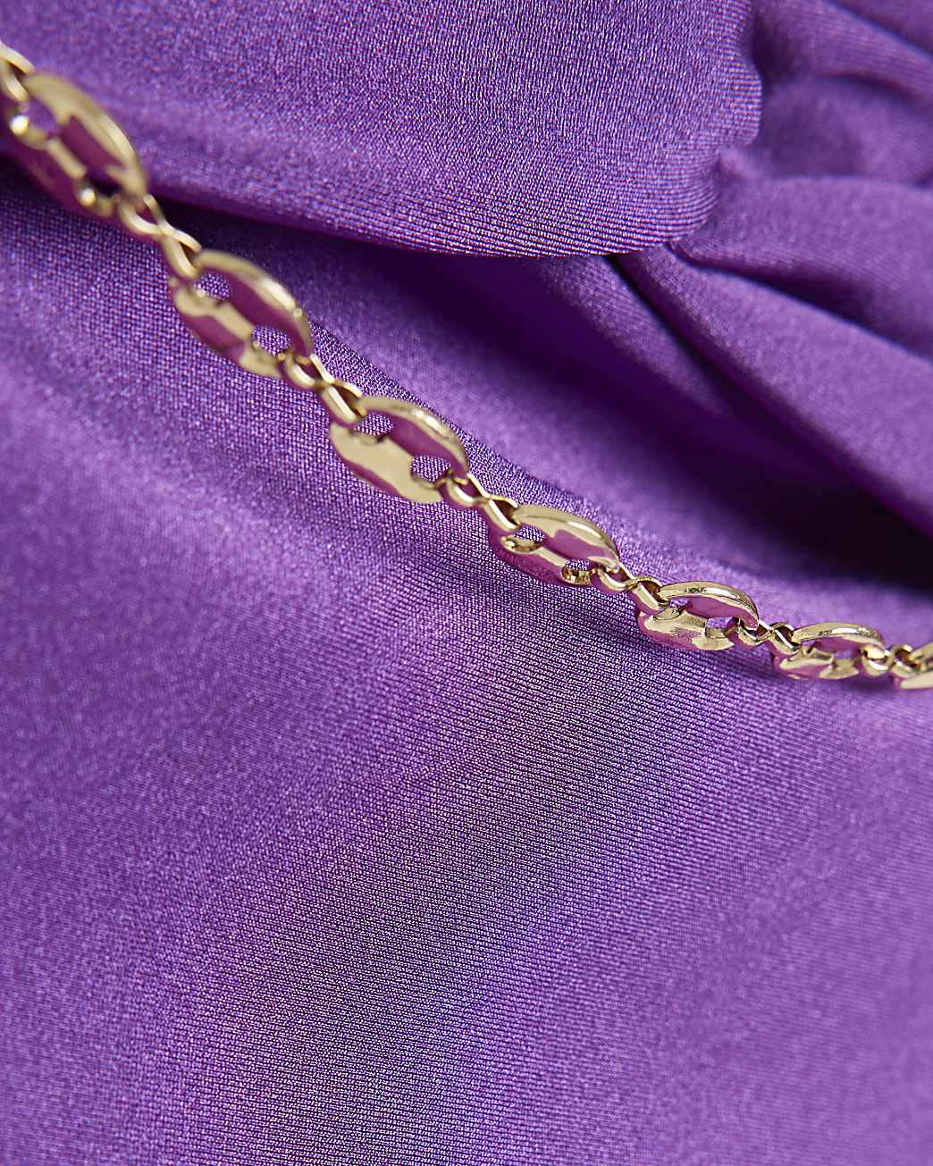 Purple high waisted bikini bottoms