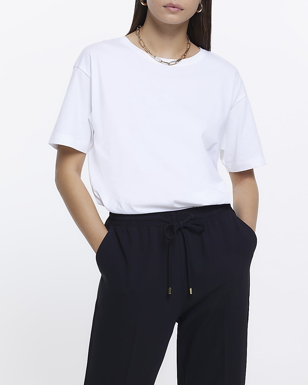 Black Tailored Joggers
